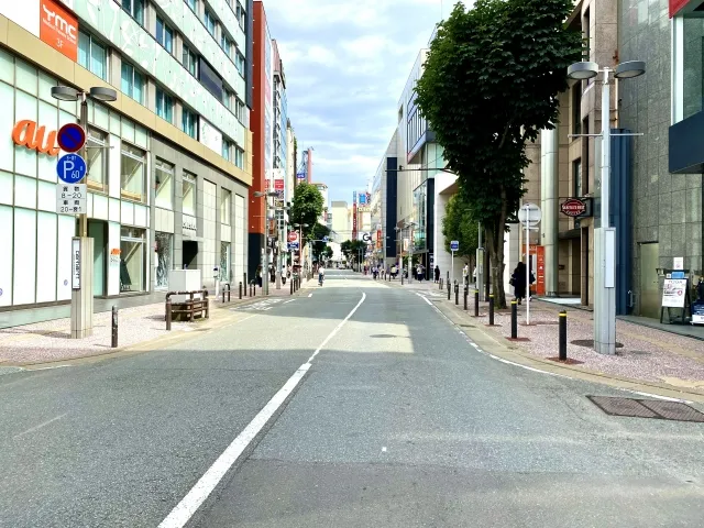 天神の街並み