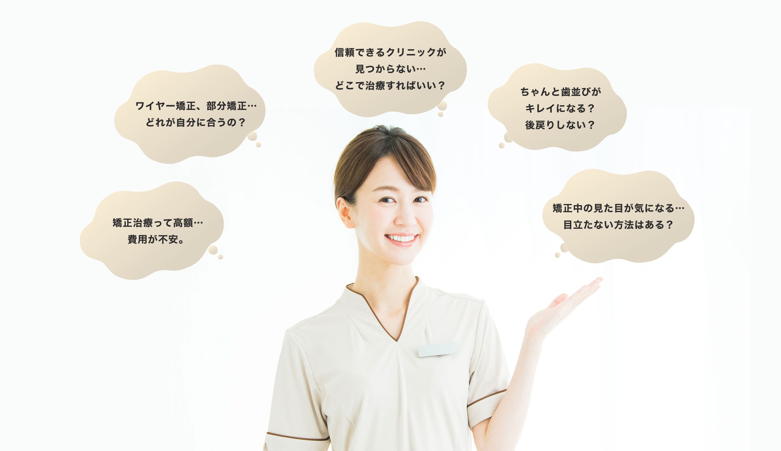 矯正治療、こんなお悩みありませんか？
